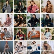 2020新款睡衣女 夏仿真丝印花冰丝睡衣