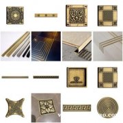 小铜砖黄铜线 背景墙镶嵌大理石铜条