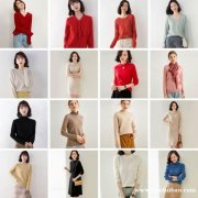 纯色羊绒衫女士 秋冬季保暖长袖针织衫