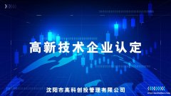 沈阳高新技术企业申报辅导指引 专业办理高新技术企业