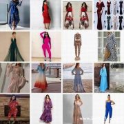 新款欧美外贸女装 性感连衣裙