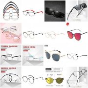 复古圆形轻盈眼镜架 新款文艺时尚眼镜