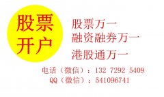 东莞股票开户哪个证券公司的比较好，佣金最低多少，佣金万一