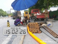 河池市环江县专业管道塌方破裂变形修复，管道短管内衬置换修复