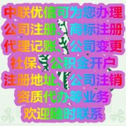 朝阳注册公司需要的手续无需到场一站式服务