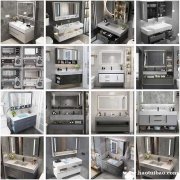 红橡美式柜 免漆实木柜 PVC现代柜