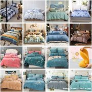 纯色双拼新疆长绒棉刺绣床单