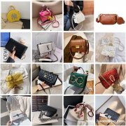 休闲女包 时尚简约百搭单肩斜挎手提洋气小方包