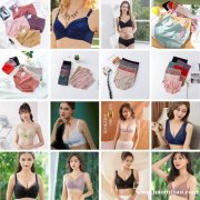 整型无钢圈三排扣内衣 女性内裤