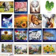 带框 无框 数字油画