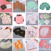 彩色印花餐巾纸 婚庆纸巾