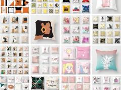 可定制单双面图案 3D数码热转印