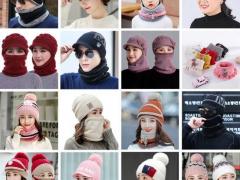 围脖套帽 儿童套帽 夏季时尚防晒帽