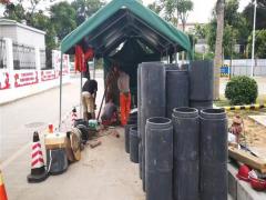 四平市孤家子镇专业管道非开挖修复置换短管内衬置换修复顶管修复