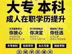 网络教育形式学历 大专本科报名学历提升签约中心
