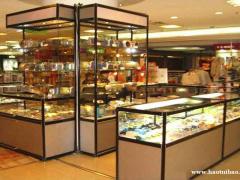 世博花园陶瓷展示柜搭建安装租赁