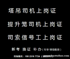 重庆市永川区塔吊司机和塔吊指挥年审复审报名详情，重庆升降机司机提升笼去可以年审复审