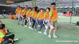 深圳公司举行撒名牌游戏来九龙生态园体验农家野炊活动