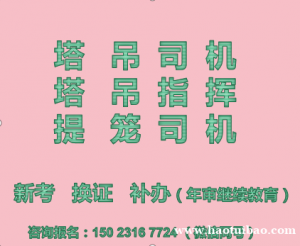 重庆市石柱塔吊司机培训在，重庆塔吊司机提升笼年审有哪些流程