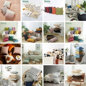 新款简约丽舒绒抱枕套厂家