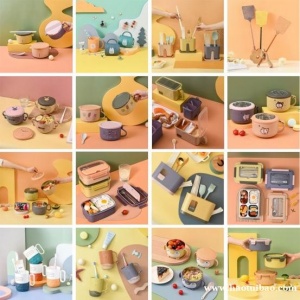 厨房用品 组合套装 挂壁式调料盒