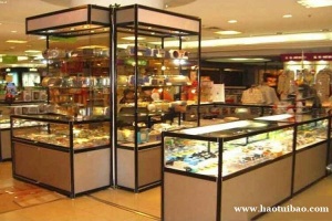 珠宝首饰柜化妆品折叠展柜租赁