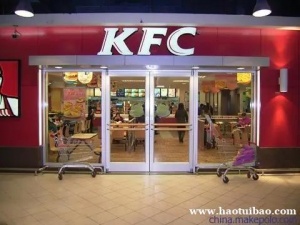 肯德基玻璃门地弹簧更换