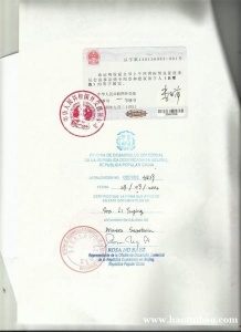 出口授权书多米尼加登记证声明领事盖章要提交什么资料