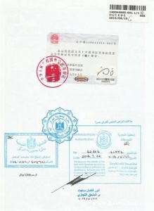 伊拉克公司登记证大使馆认证