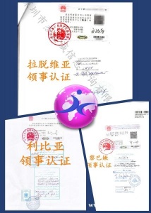 希腊原产地址大使馆发票声明签章