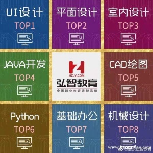 学平面设计要学习哪些软件呢@启东弘智电脑培训中心