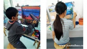 零基础油画丙烯画 节日特别活动