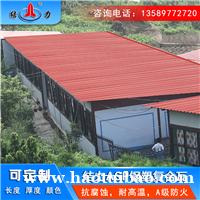 PSP塑钢复合耐腐板 山东长岛金属瓦屋面 梯形瓦保温隔音