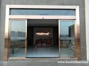 北京安装大门夹玻璃门，小门夹玻璃门