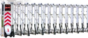 北京专业伸缩门加工厂家 小区伸缩门安装 别墅伸缩门定做