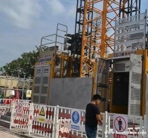 施工升降机的需求量不断增加