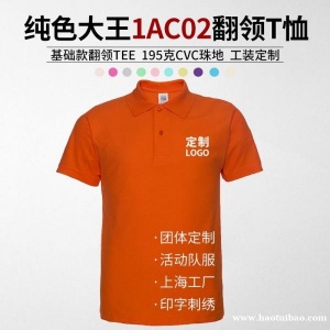 夏季工作服企业高端团体男短袖POLO衫定制批发印绣logo