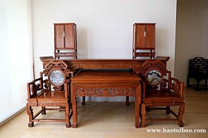 收购老式家具老式石头实木家具高价回收