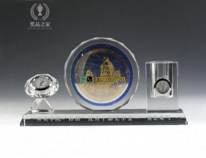 水晶聚会纪念品，水晶台座，水晶办公台座，水晶礼品台座，地球仪台座，商务台座