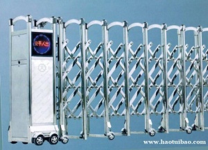 电动门维修，天津宝坻锻电动伸缩门维修，仓库门维修 仓库门维修