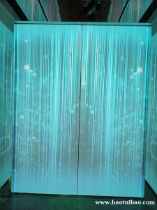 全息投影设备 多媒体玻璃橱窗广告投影全息膜玻璃贴膜