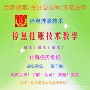 停息挂账项目源头+退费追息，全套技术教学源头