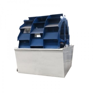 摩天轮水洗脱泥设备沙石分离清洗机洗石机轮式洗沙机