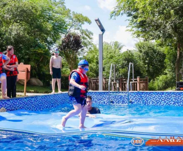 苏州青少年三六六社会实践研学旅行户外水上拓展索体验营活动