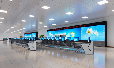 大连效果图制作|会议室无纸化|拼接屏|接待室效果图设计