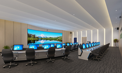 无锡工装类型效果图制作|会议室|门头建筑|调度室全景图设计