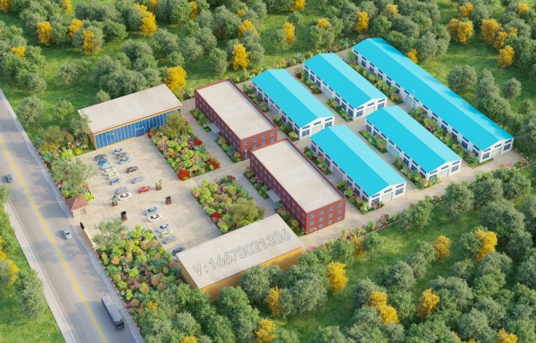 西安效果图设计|建筑绿化景观|公园绿化|工厂大棚效果图制作