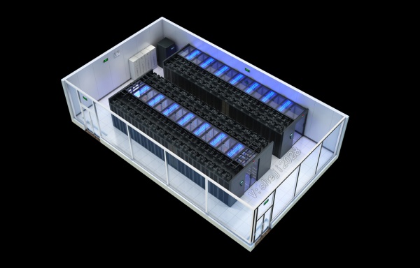 唐山数据中心|UPS配电室|开关柜|电池间效果图制作
