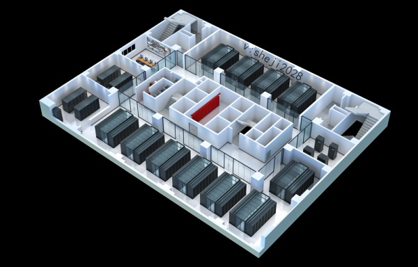 宜昌效果图制作|钢结构厂房|配电室|电池间效果图设计