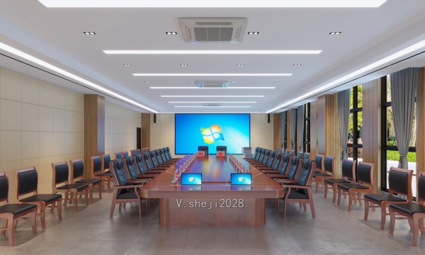 厦门数据中心|微模块动环|报告厅|中控室效果图制作